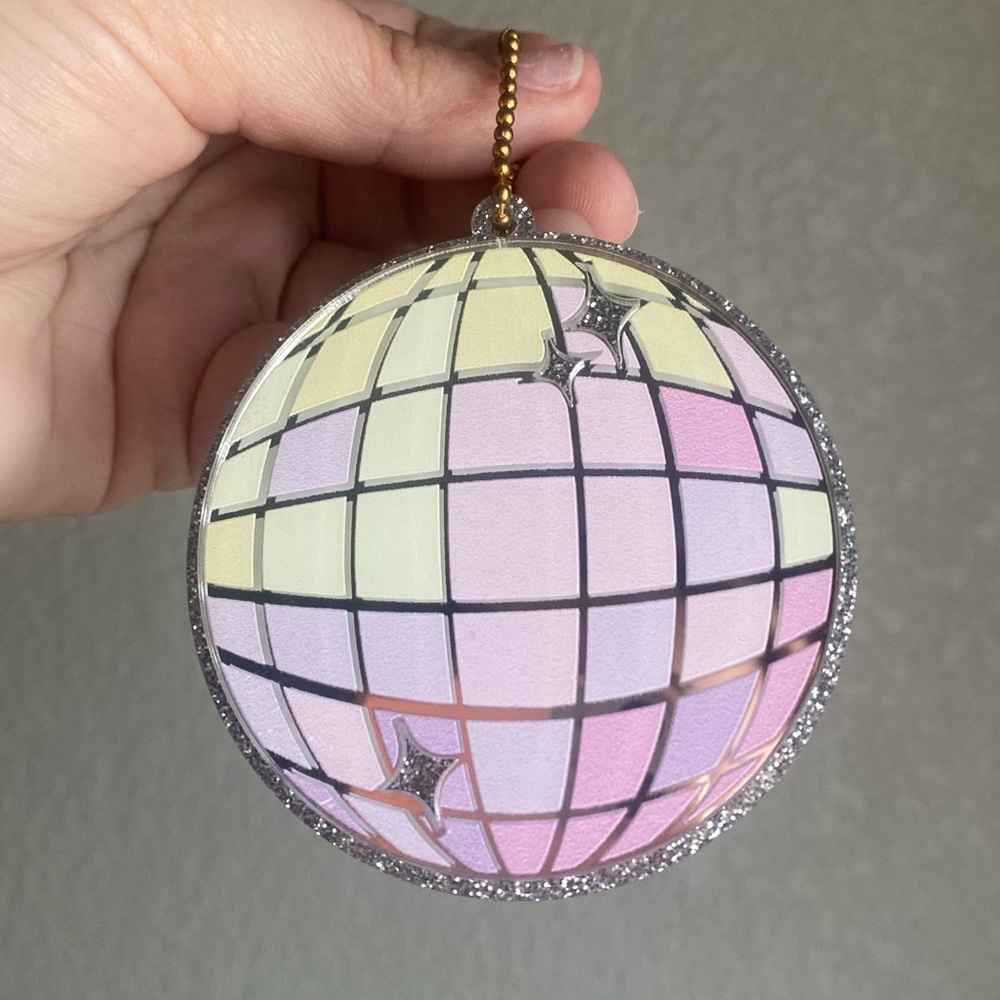 Stoney Clover Lane Disco Ball Keychain